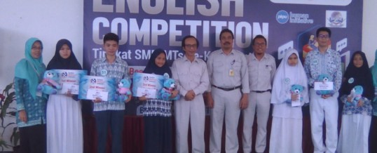 Hujan Juara di English Competition 2019 Tingkat SMP se-Kota Bontang