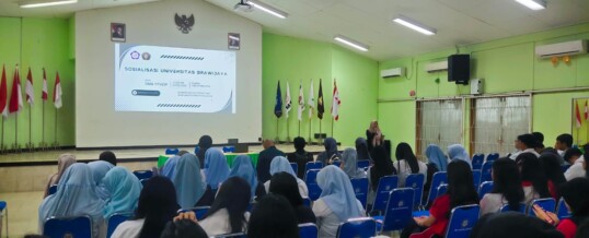 Sosialisasi Universitas Brawajiya di SMA YPVDP